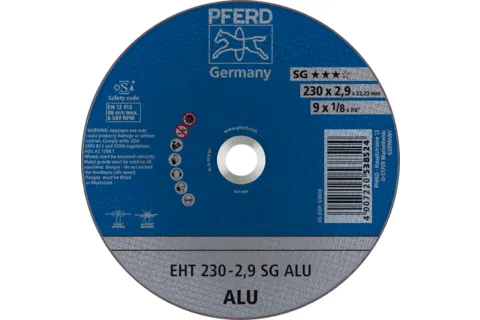 PFERD EHT 230-2,9 SG ALU, Metal uden jern, Aluminium, PFERD, 2,22 cm, 23 cm, 6600 rpm, 25 stk