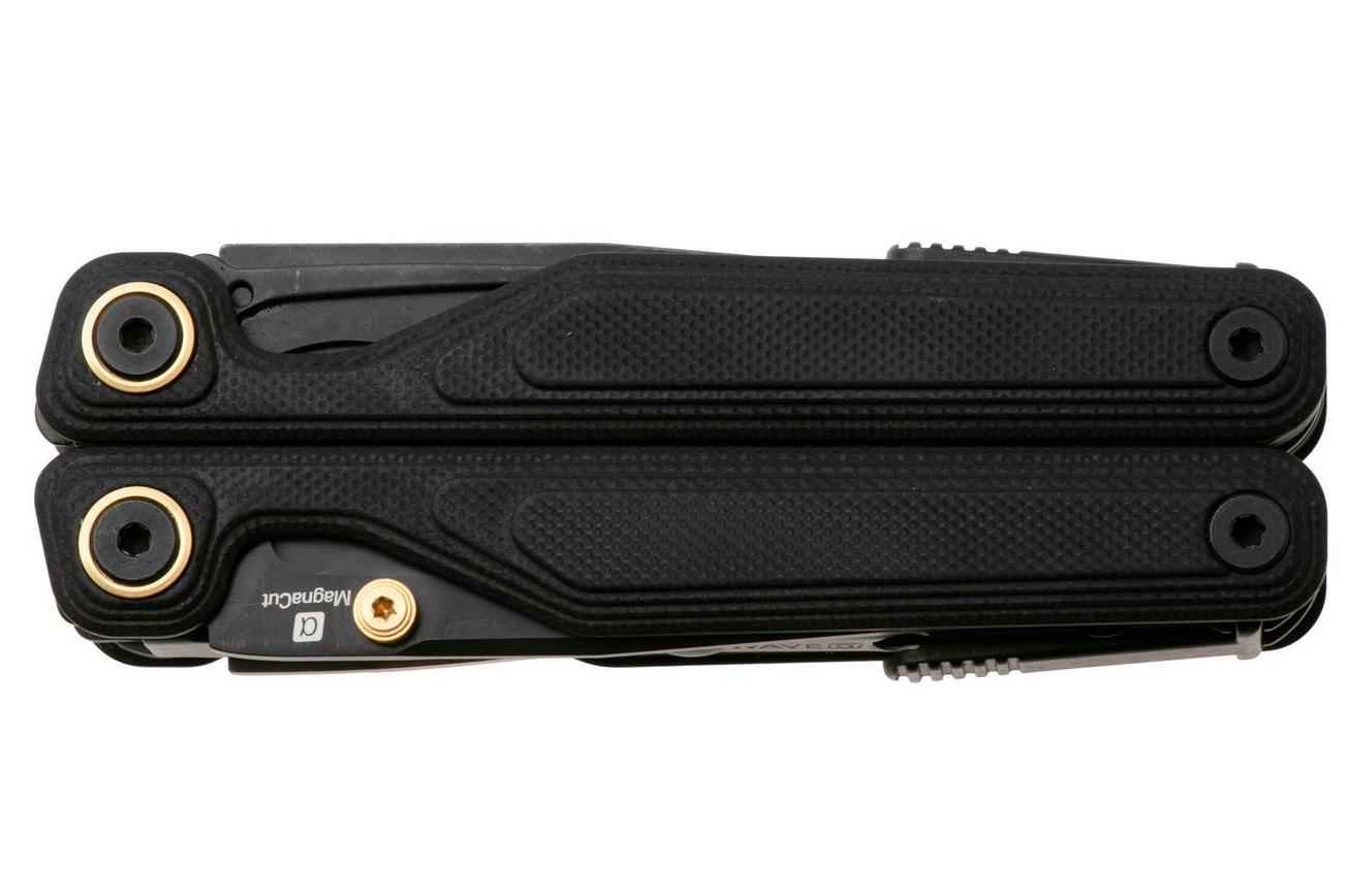 Leatherman Wave Alpha Obsidian 833334 Black DLC MagnaCut, Black G10, multitool