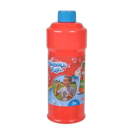 Simba Bubble Fun Seifenblasen Flasche, 500ml, 1 Stück, 3-fach sortiert
