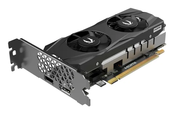 ZOTAC GAMING GeForce RTX 3050 6GB LP - Grafikkort - GF RTX 3050 - 6 GB GDDR6 - PCIe 4.0 x8 lavprofil - DisplayPort, HDMI - boks