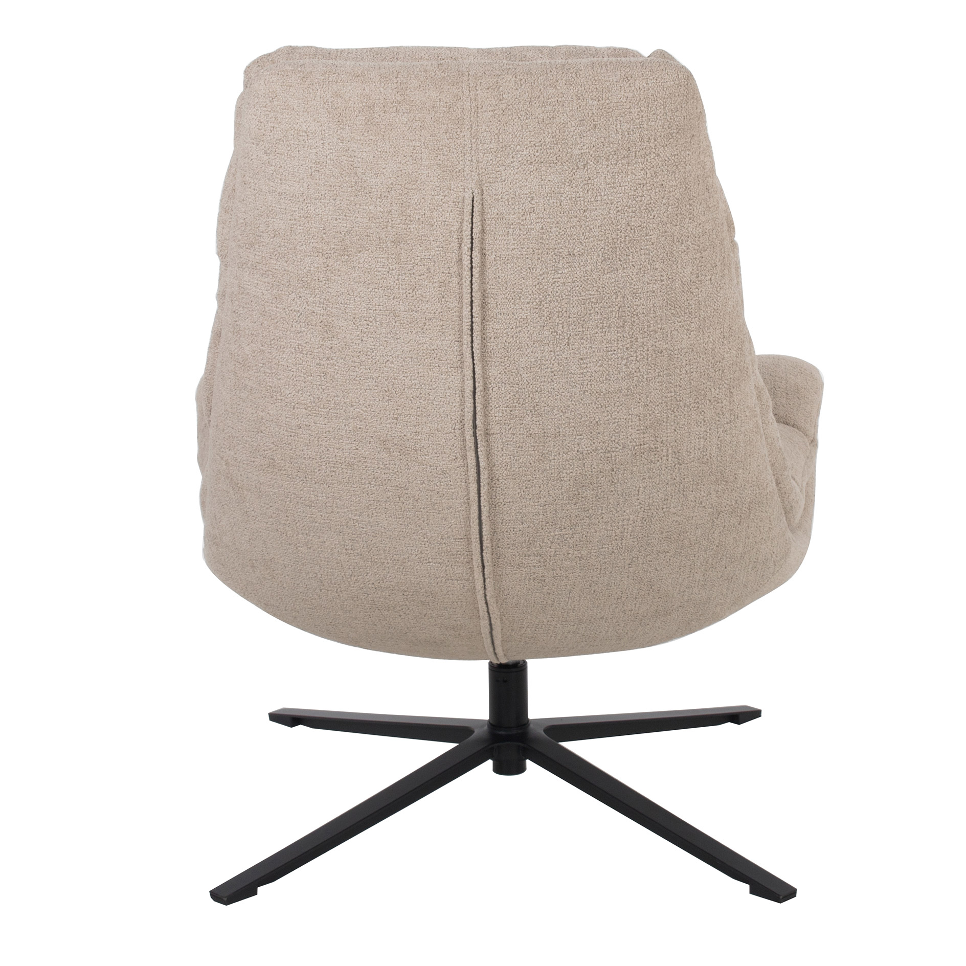 Relaxsessel mit Hocker - sand - drehbar