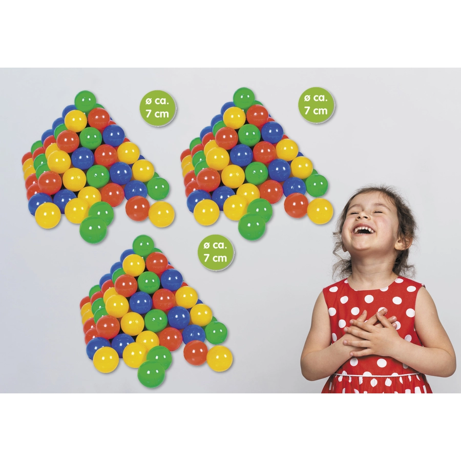 knorr toys® Bälle Set ca. Ø7 cm - 300 ballscolorful grün