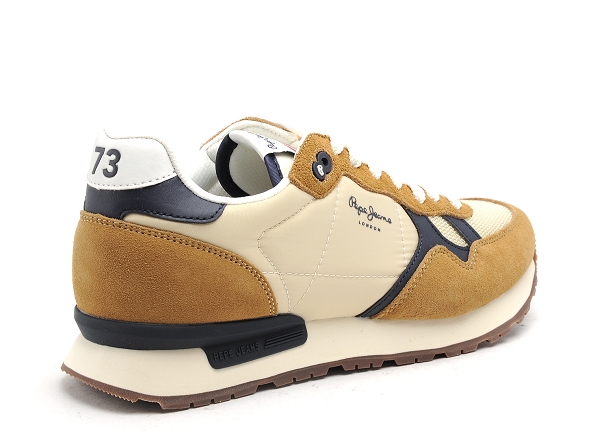 Pepe jeans basses homme brit heritage beige