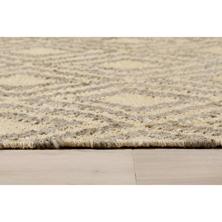 Green Looop Handweb-Teppich Lyon taupe beige
