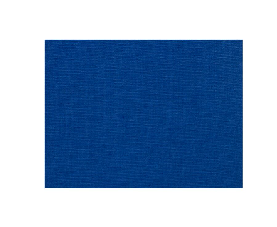 Chemise coton lin bleue - SILBERT