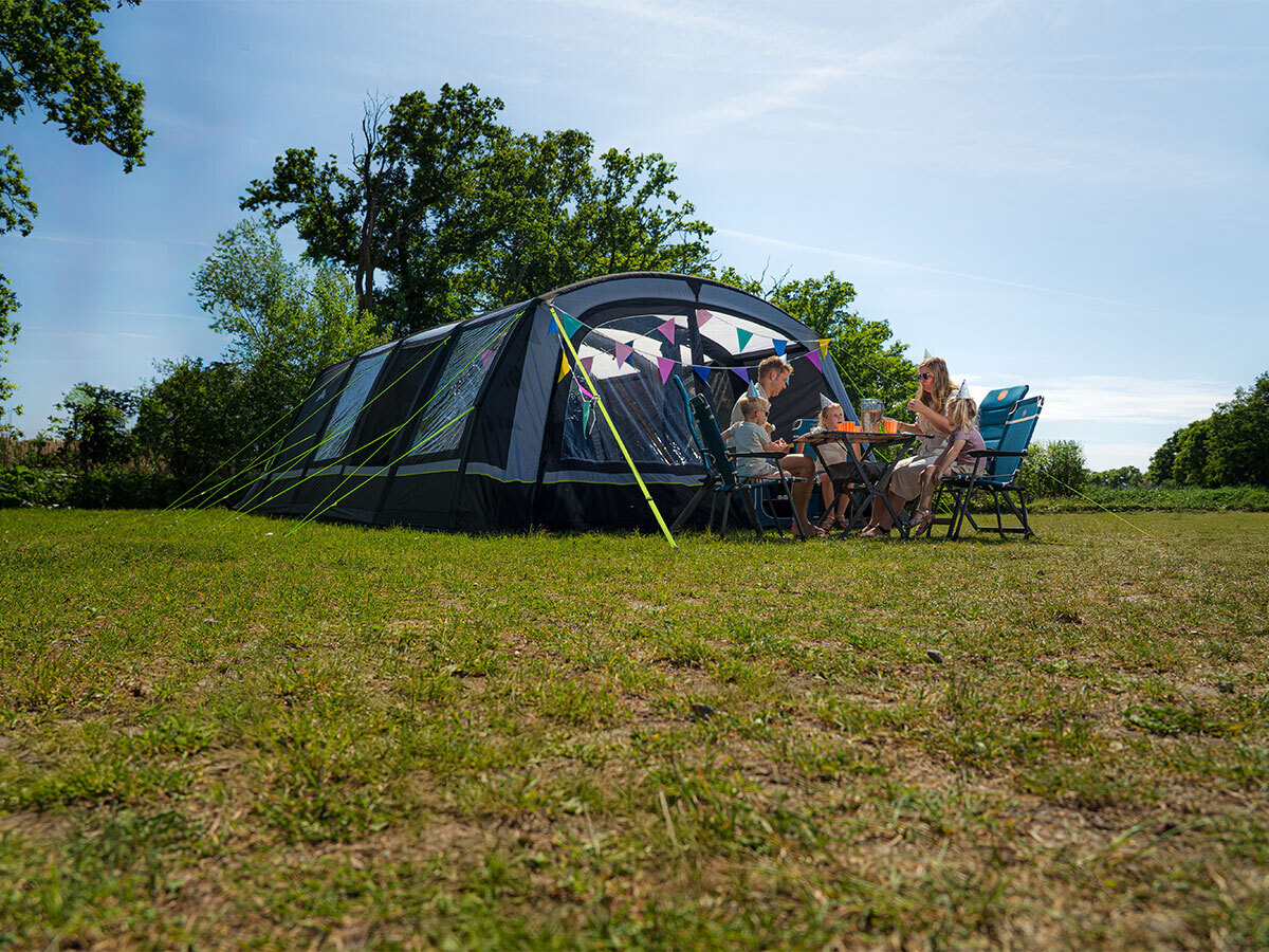 Obelink Hudson 6 Poly Easy Air CoolDark tunneltent