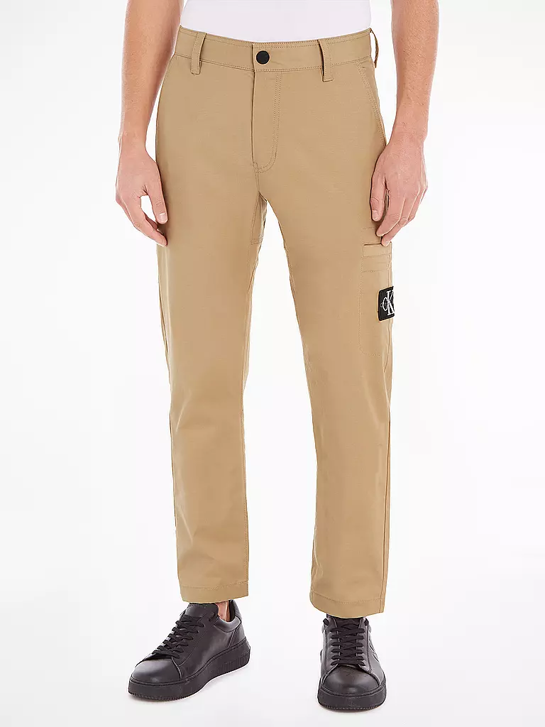 CALVIN KLEIN JEANS Chino Tapered Fit camel