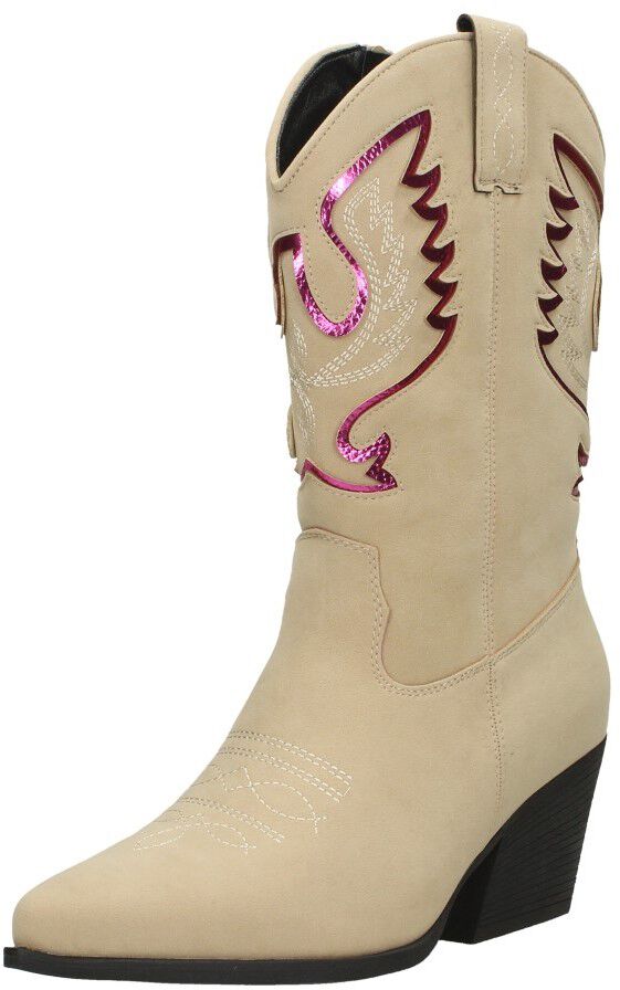 Sub55 Western laarzen beige