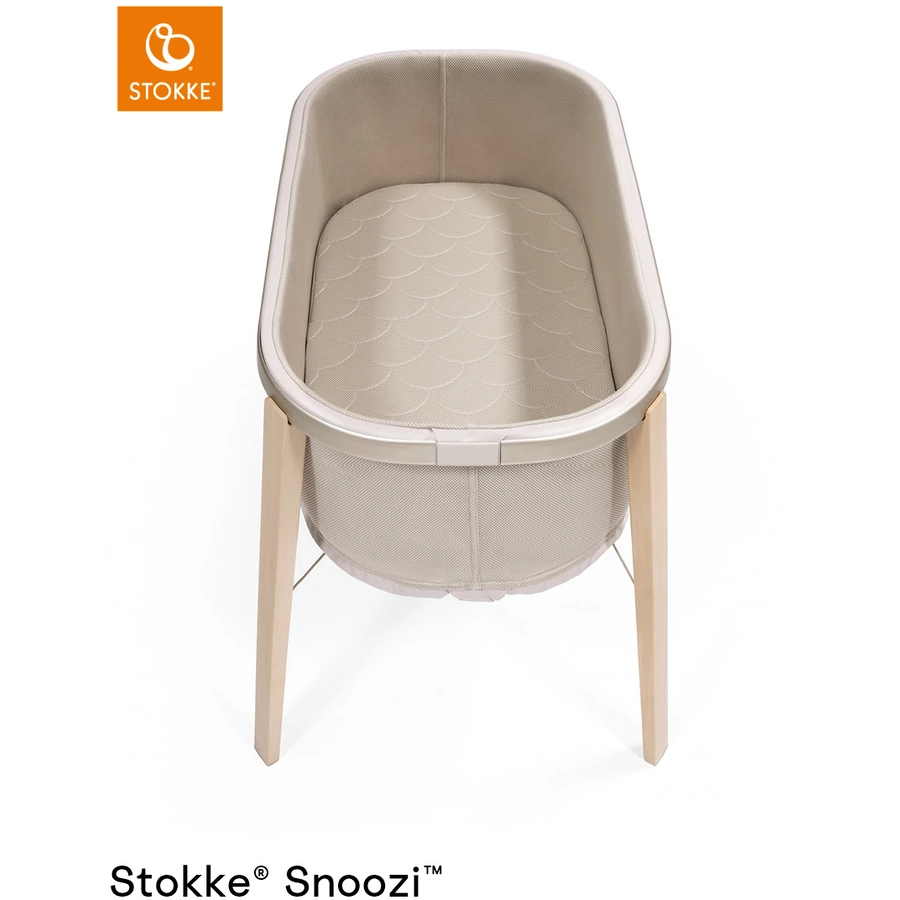 STOKKE® Snoozi™ Stubenbett Sandy Beige Inkl. Matratze
