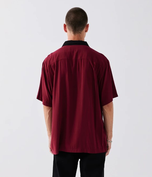 Former Marilyn Mein SS Shirt Burgundy