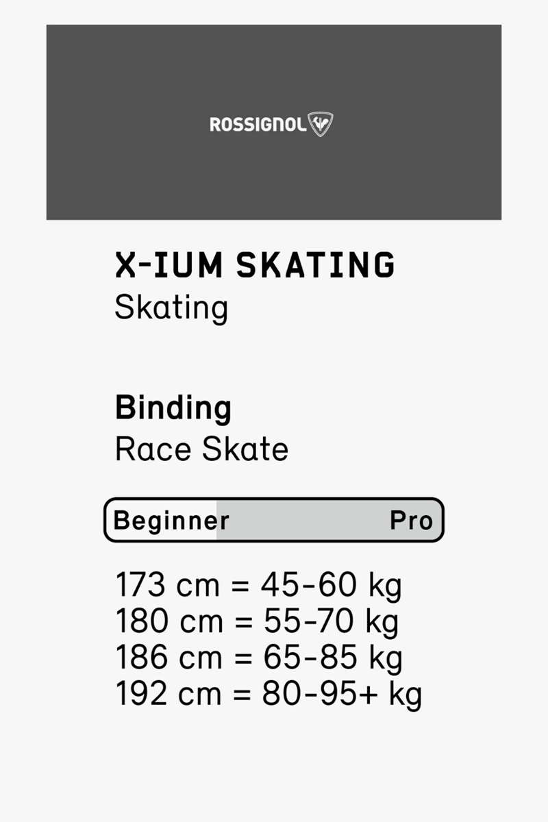 Rossignol X-ium Skate Langlaufski Set 2324