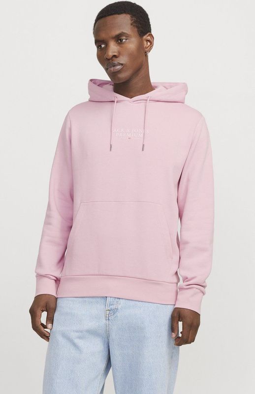 Jack & Jones Trui Jprbluarchie Sweat Hood Noos 12216335 Pink Nectar Mannen