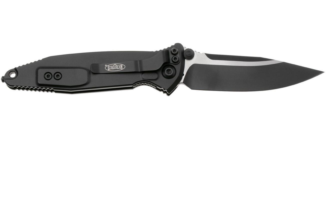Microtech Socom Elite 160-1T, Two Tone M390 Clippoint, Black Aluminum zakmes