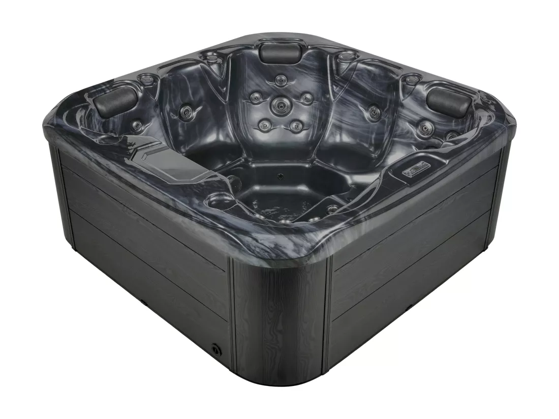 Spa d'extérieur avec LED LASTARRIA Gris graphite