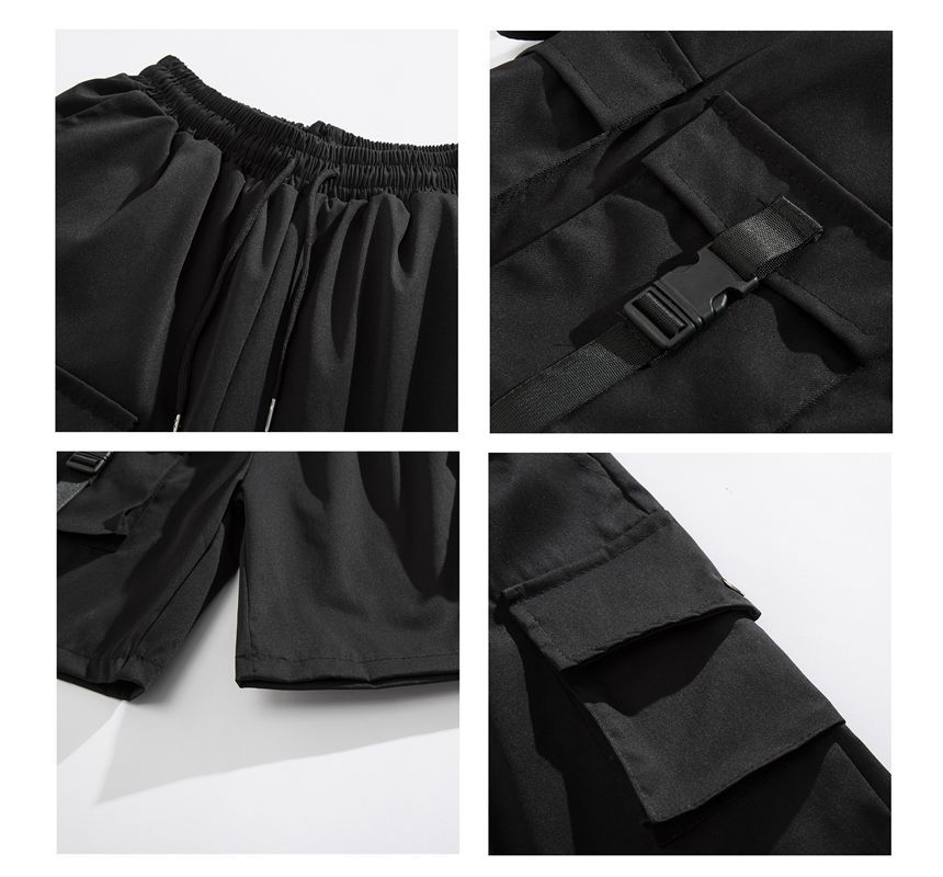 Yelmenor - Cargoshorts met trekkoordtaille en losse pasvorm