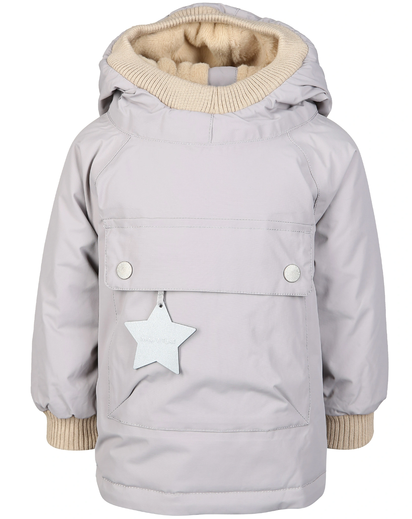 Funktionswinterjacke BABY MATWEN mit Innenfleece in zinc purple
