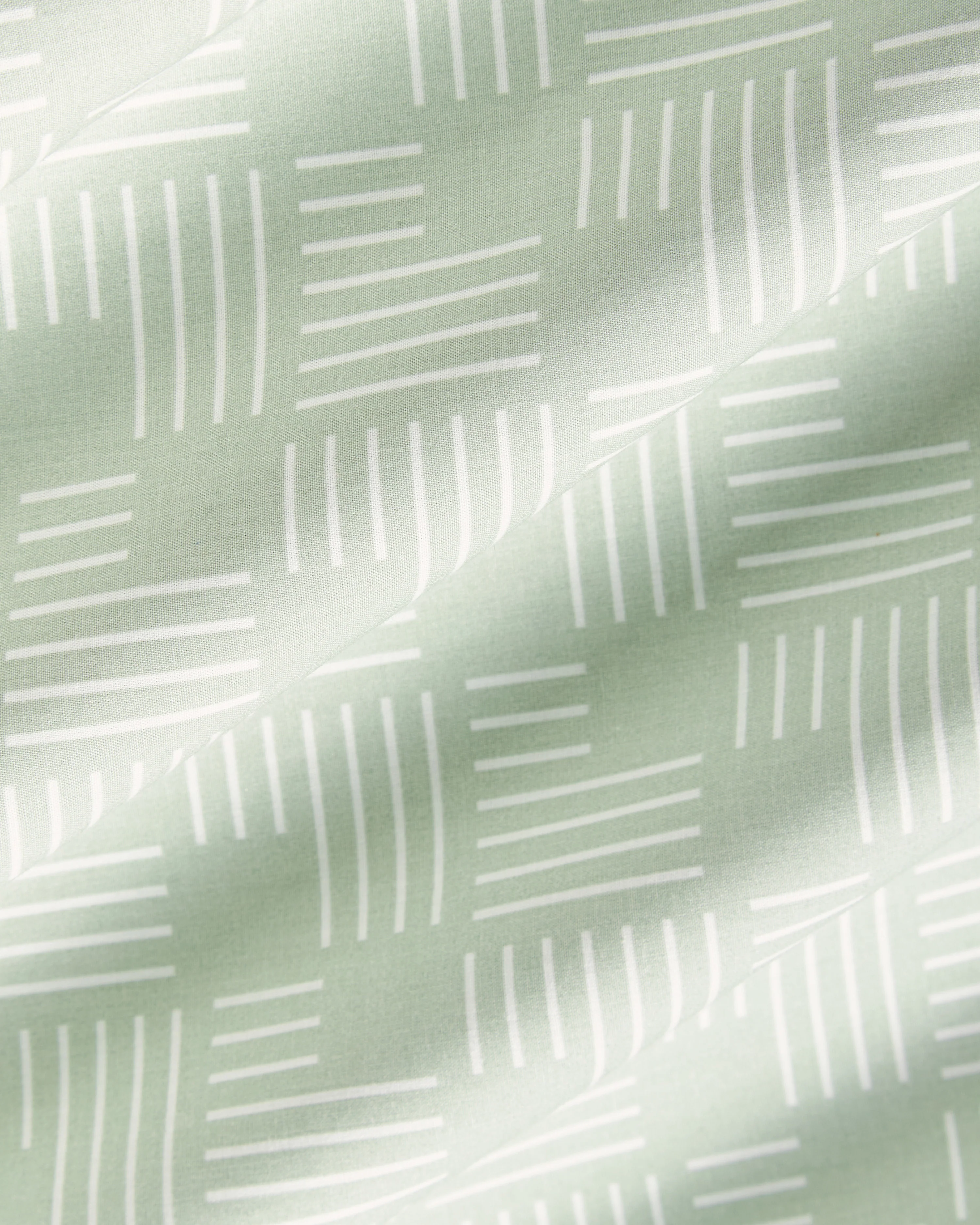 Perkal katoenen dekbedovertrek Inki met geometrische print