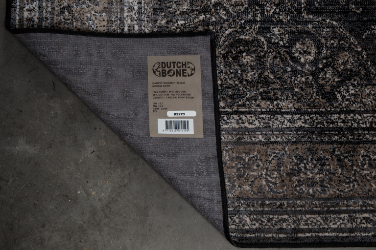 Dutchbone Rugged vloerkleed 200x300 licht