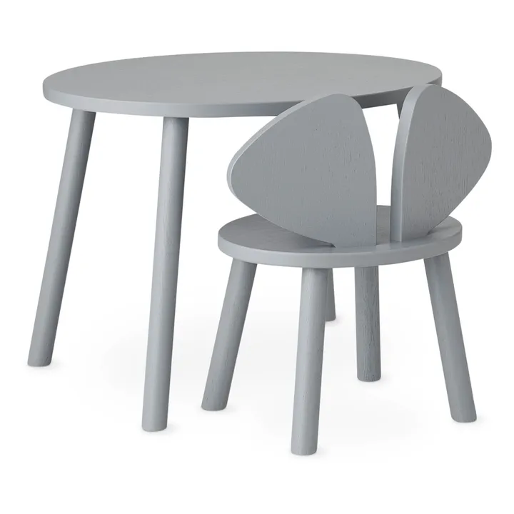 Nofred Chaise en chêne Souris | Gris