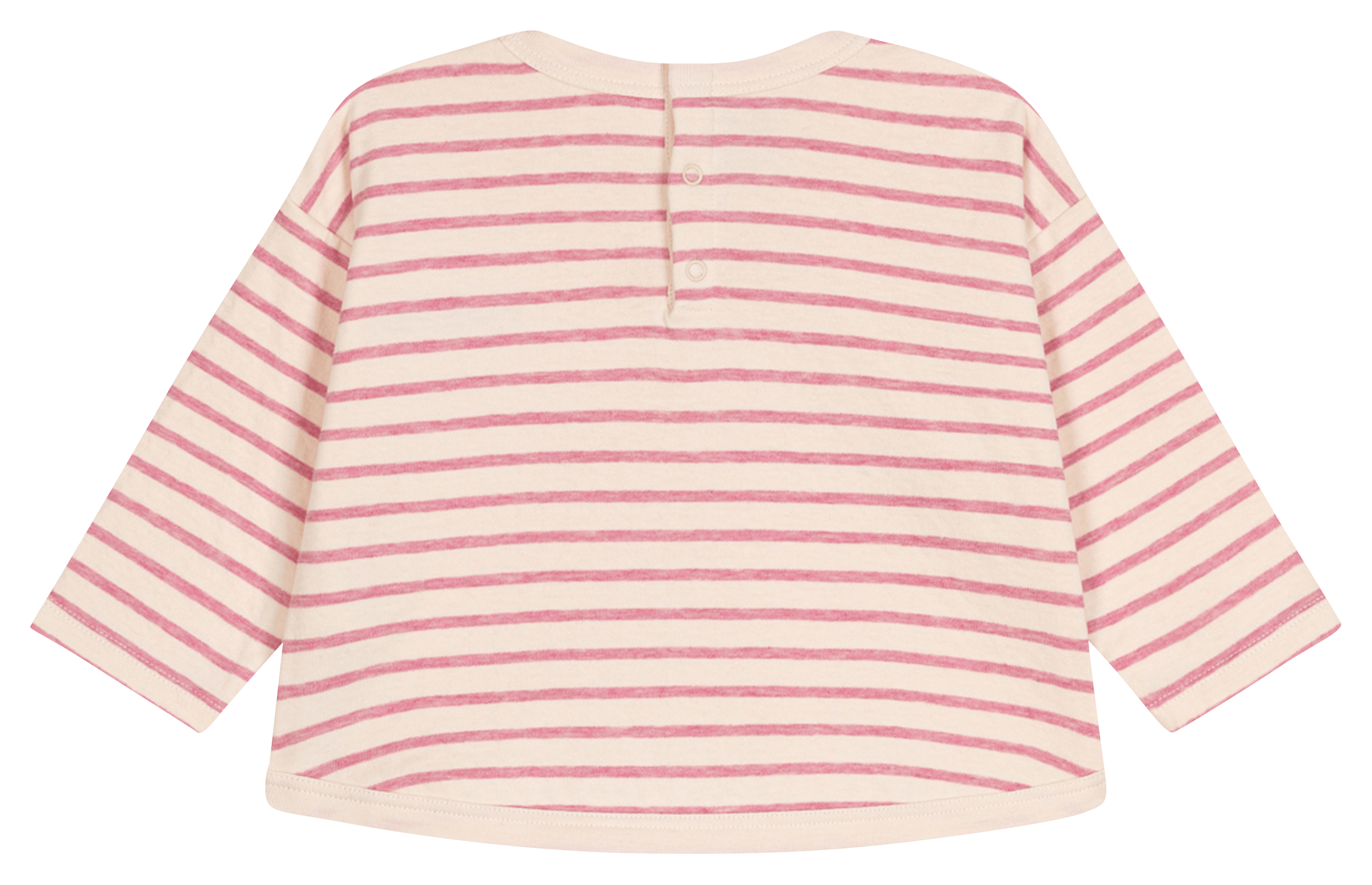 Tee-shirt col rond droit en coton imprimé | Multicolore