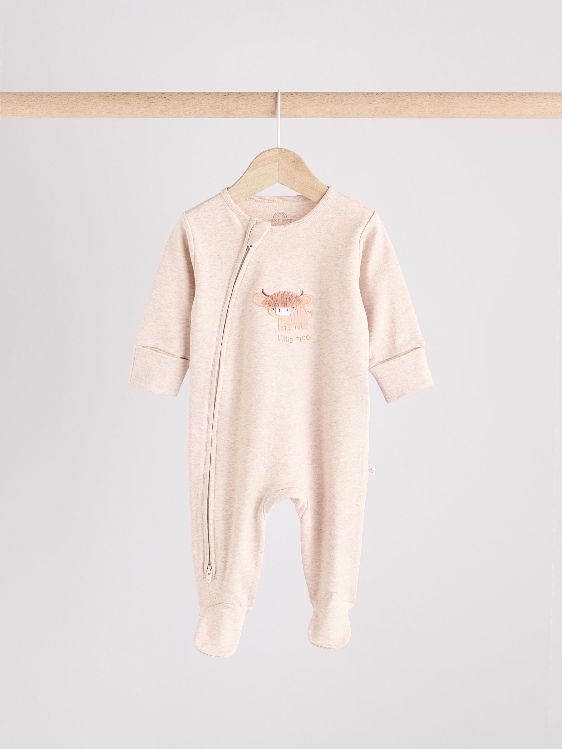 Neutraal - Hamish Baby-pyjama's van 100% katoen, 3 verpakking (0mnd -2jr)