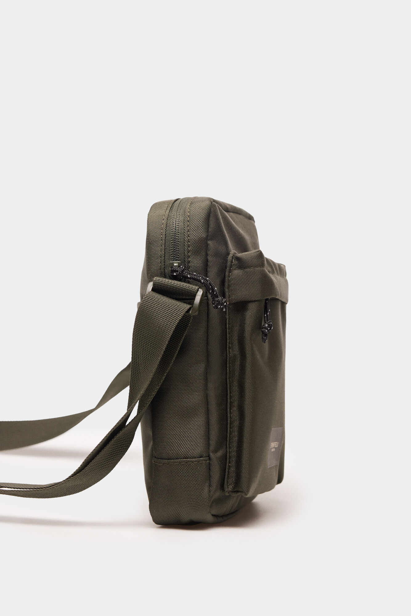 Bolsa transversal verde média