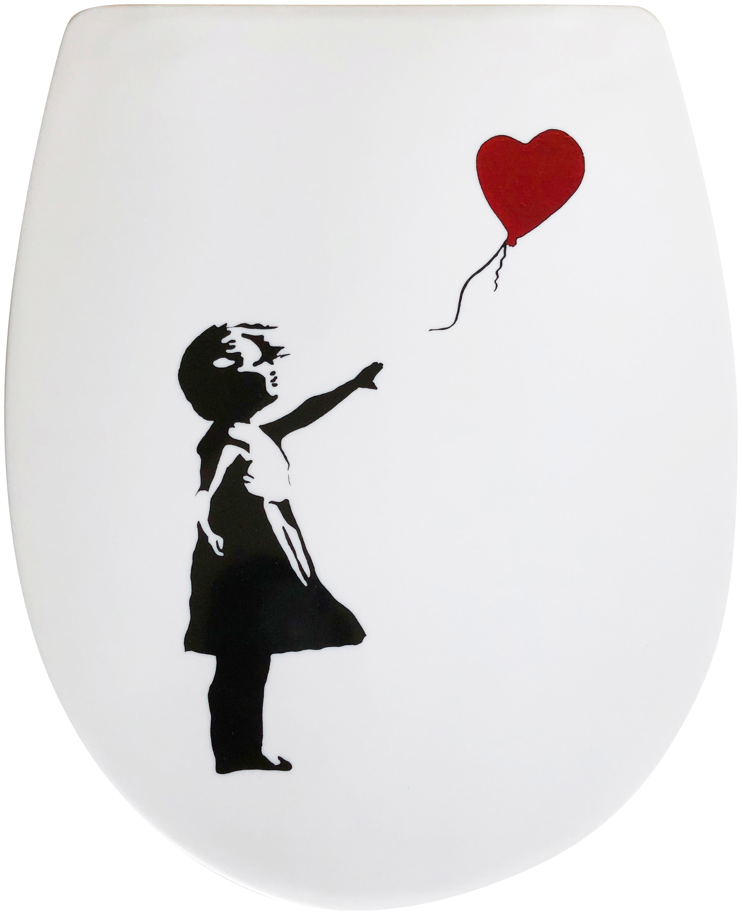 ADOB WC-Sitz »Roter Ballon« Absenkautomatik, abnehmbar