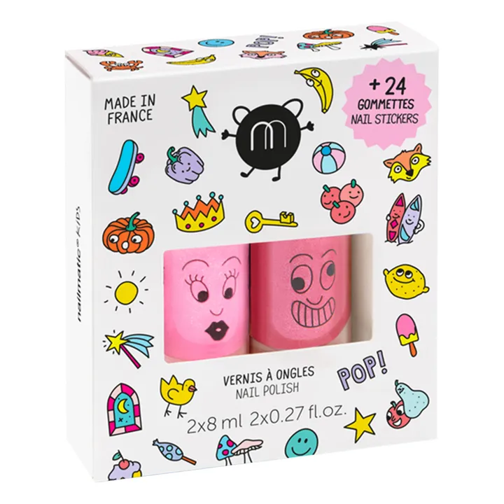 Nailmatic Kids Coffret 2 vernis kids Pop - Dolly et Kitty