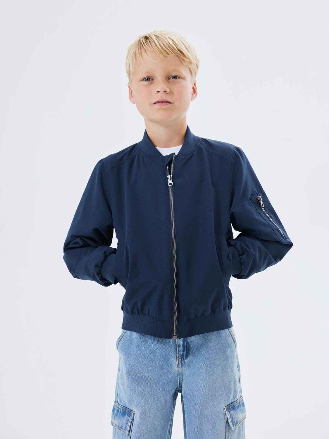 College-Jacke NKNMONSTER BOMBER in navy blazer