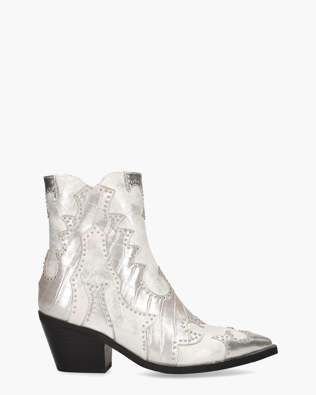 Noa Harmon Rodeo Zilver Dames Enkelboots