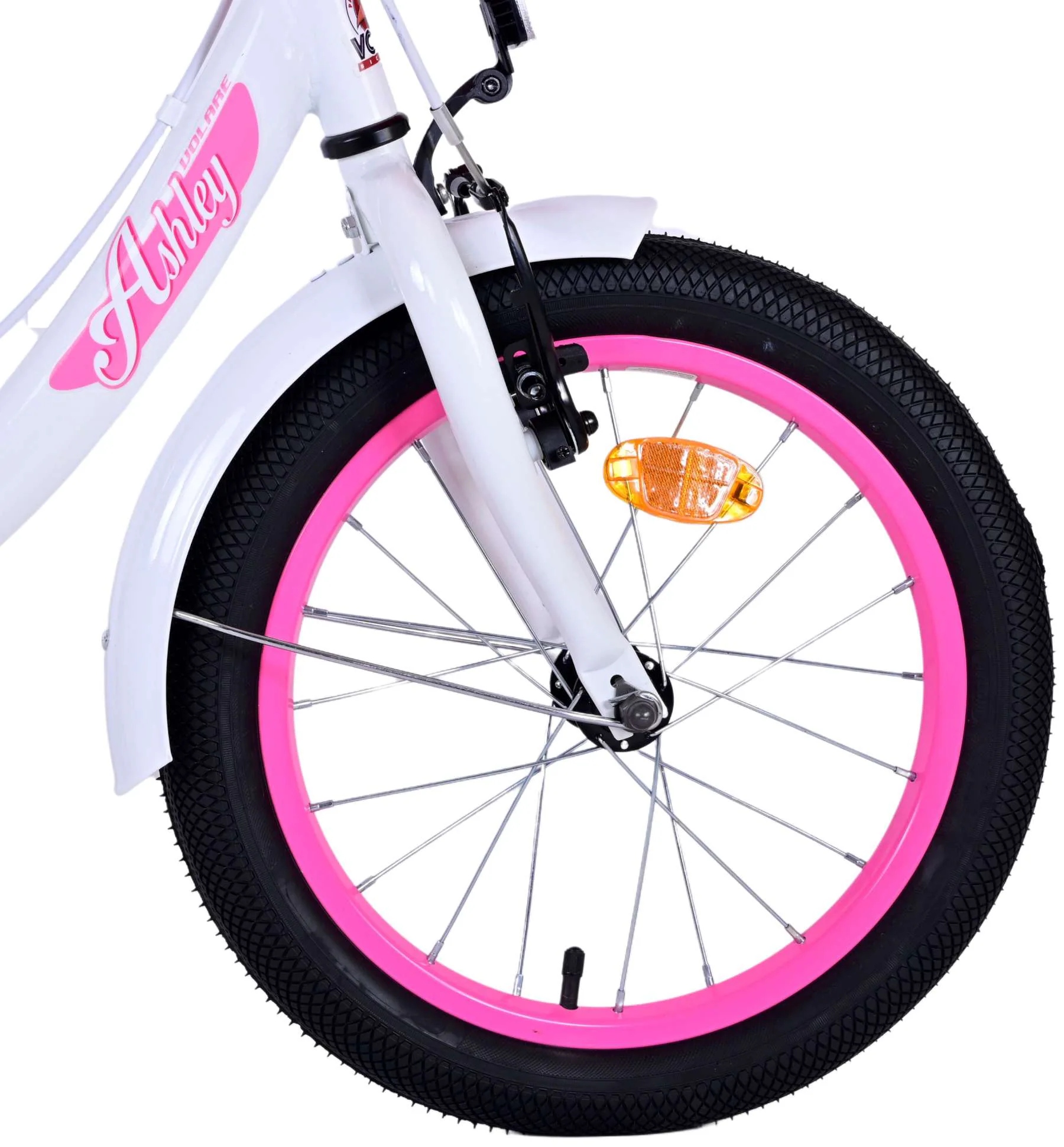 TPFSports Ashley Kinderfahrrad - Mädchen - 16 Zoll - Rücktritt + Handbremse - Rosa