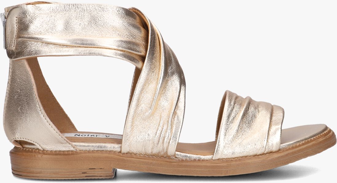gouden notre-v platte sandalen 1gamba102