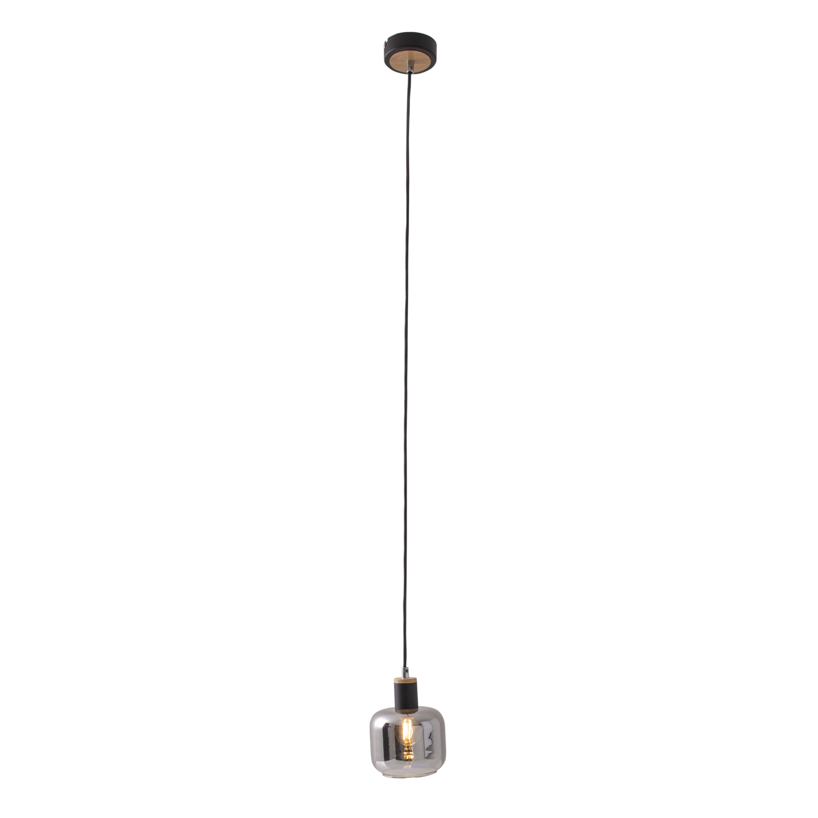 Pendelleuchte - schwarz - 120 cm