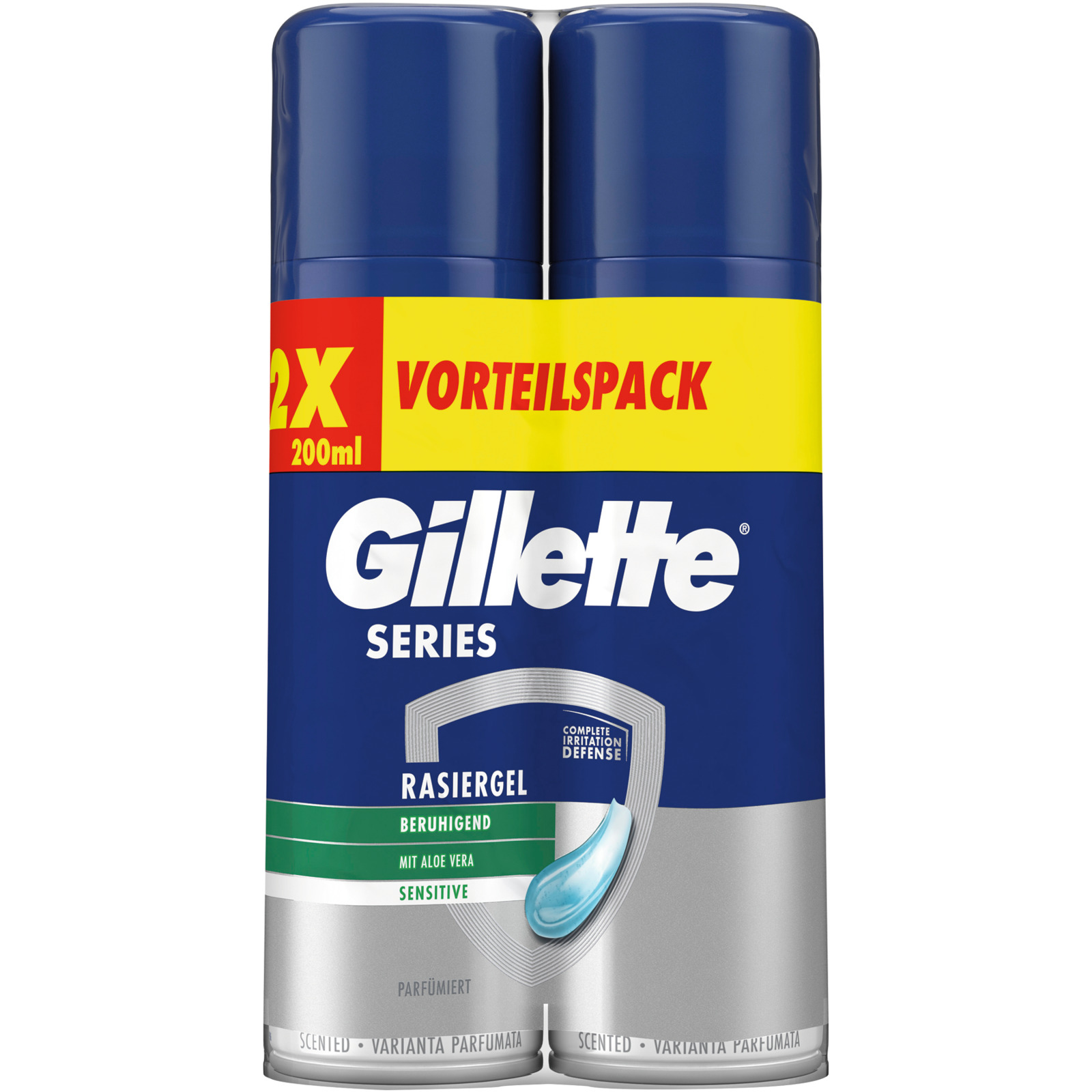 Gillette Series Rasiergel Sensitiv 2 x 200 ml