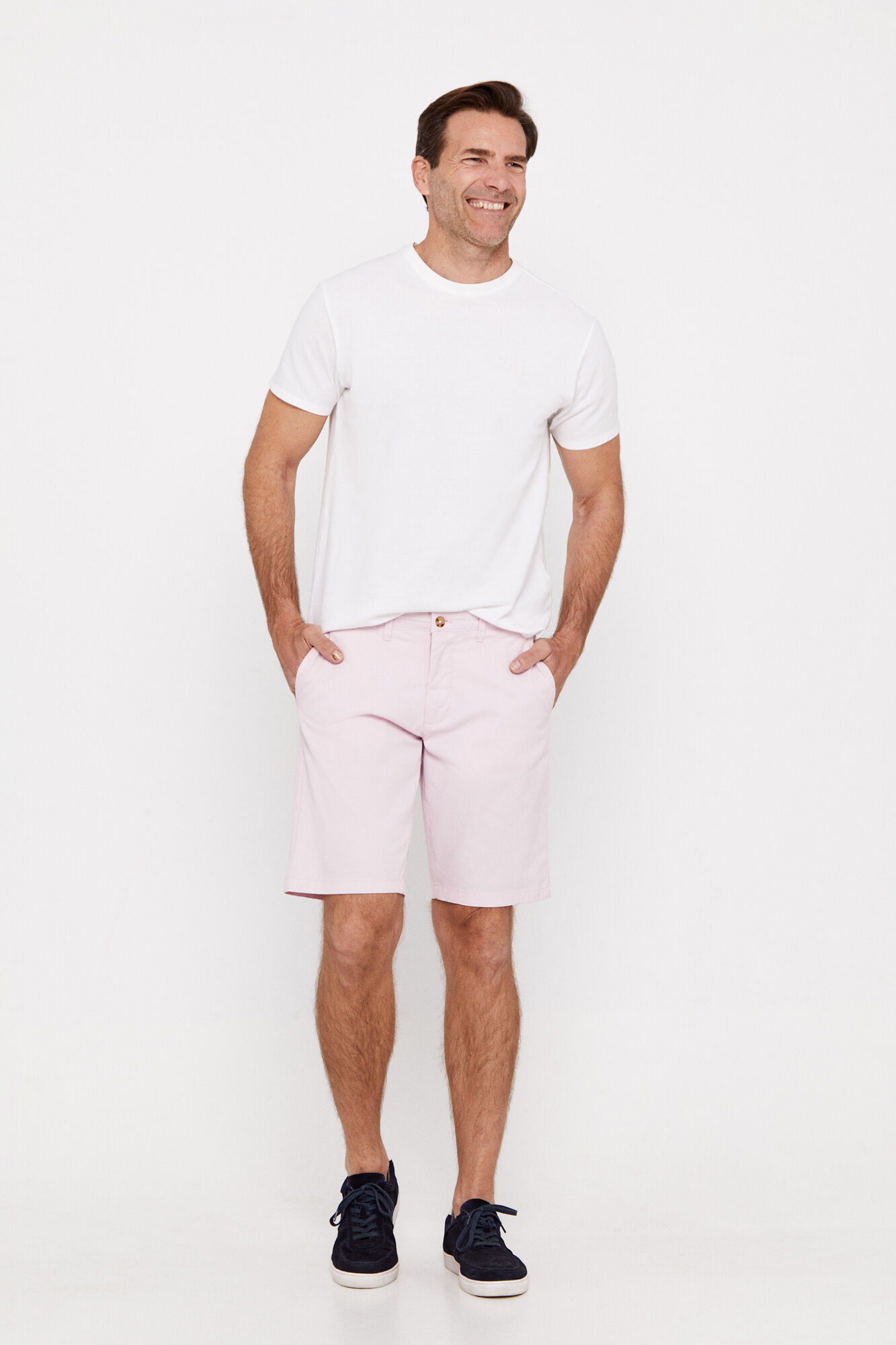 Bermuda chino básica - Rosa