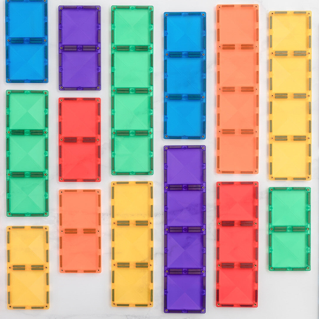 Connetix magnetische tegels rectangle rainbow