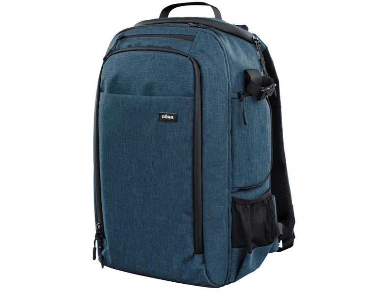 Dörr Fotorucksack Prag Pro Blau Rucksack mit Platz für DSLR und Zubehör
