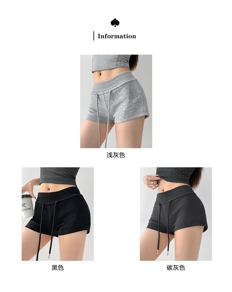 Shira - Sweatshorts met trekkoordtaille