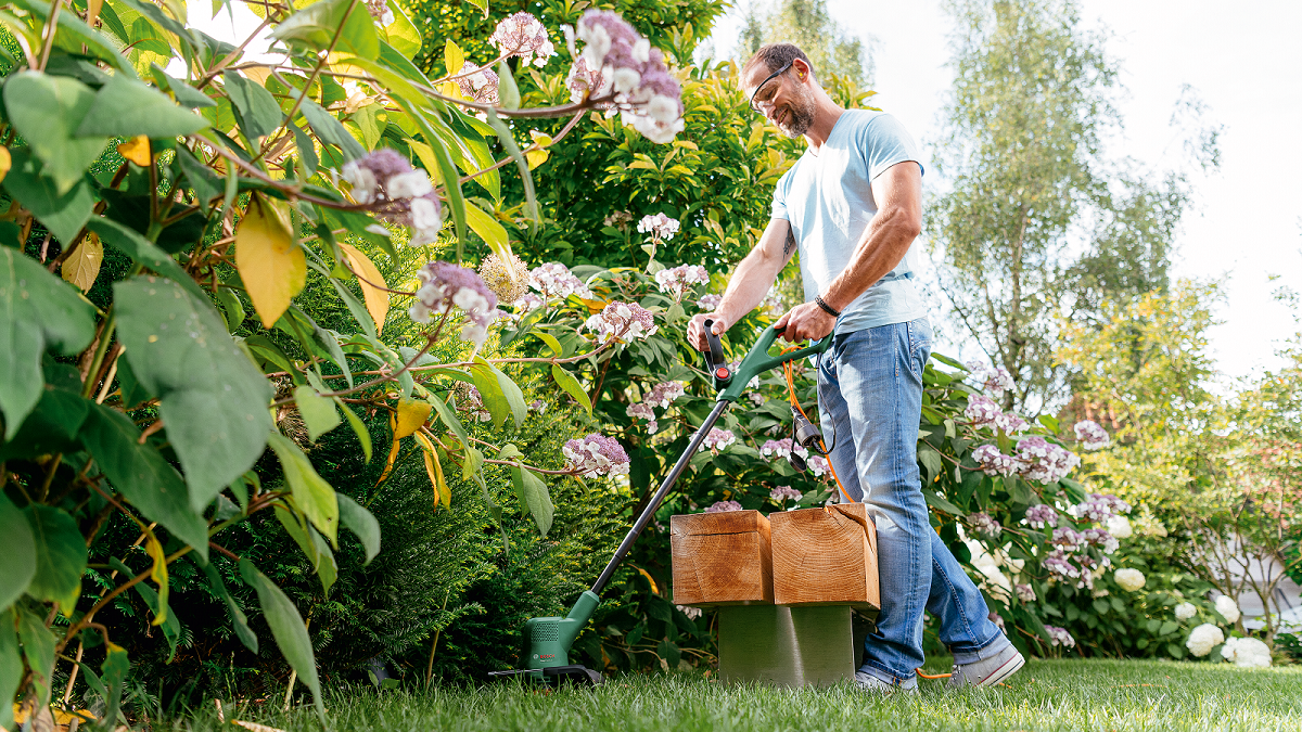 Bosch -Battery Powered Grass Trimmer ( Battery & Charger Included )