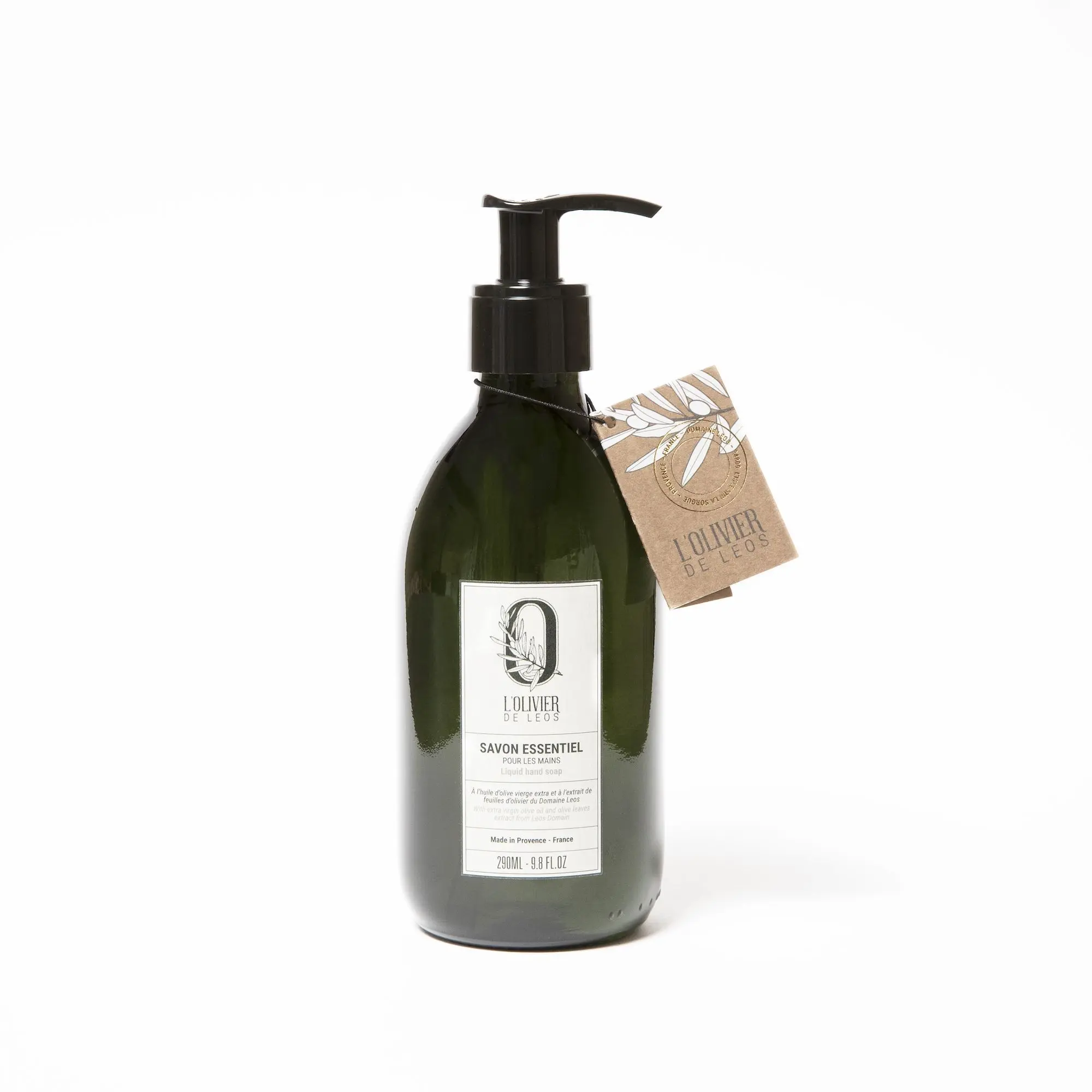 L'Olivier De Leos - Savon Essentiel pour les Mains Flacon-pompe 290ml - Savon