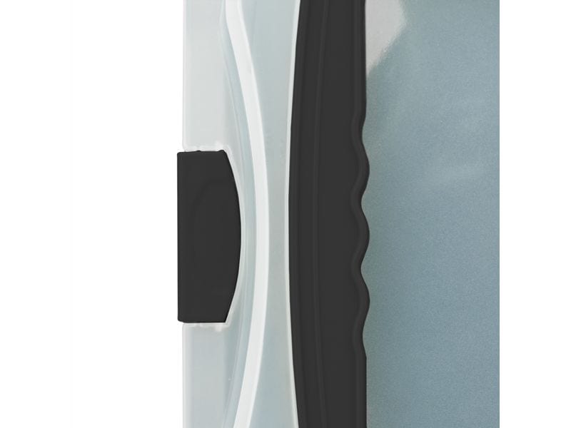 relaxdays Backform eckig 40.5 cm x 32.5 cm, Schwarz Praktische Blechkuchen Transportbox
