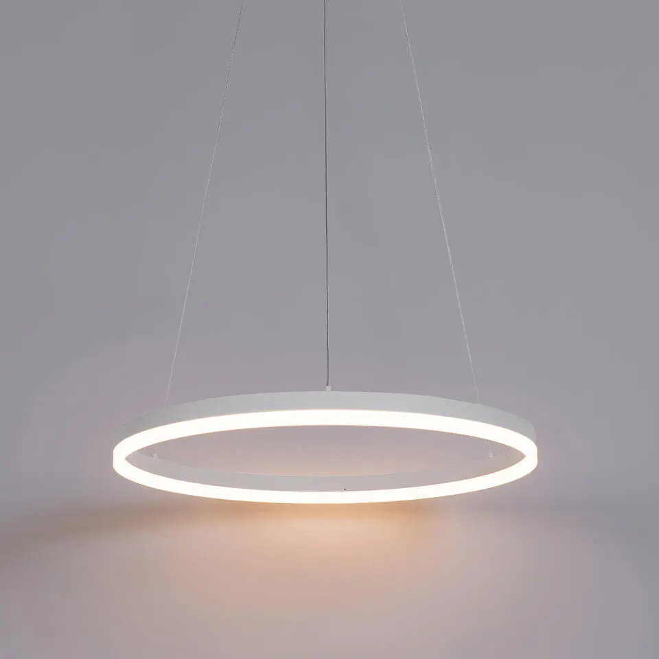 Qazqa hanglampen anello wit geïntegreerde led
