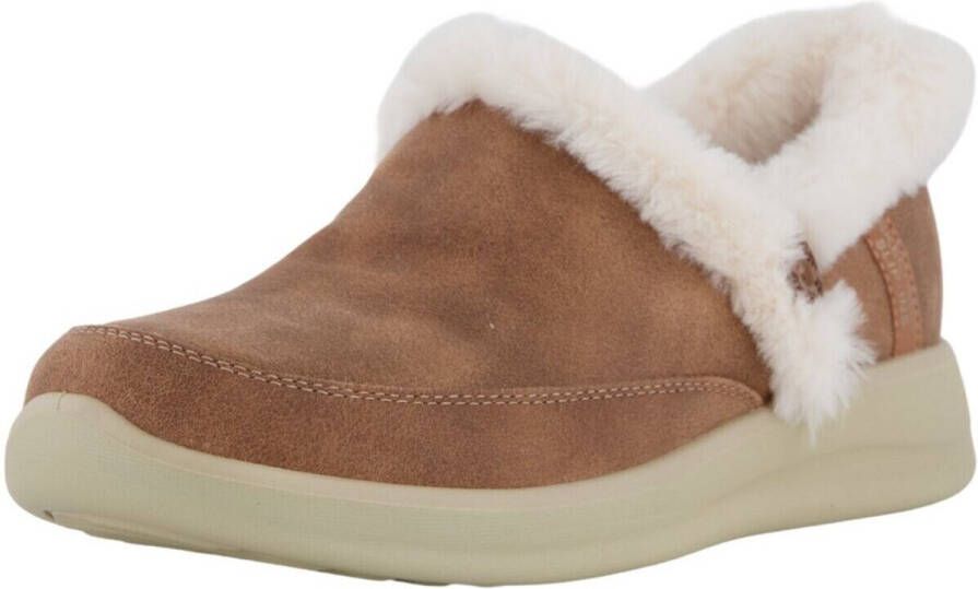 Skechers Slip-ins Cozy Escape Pantoffel cognac