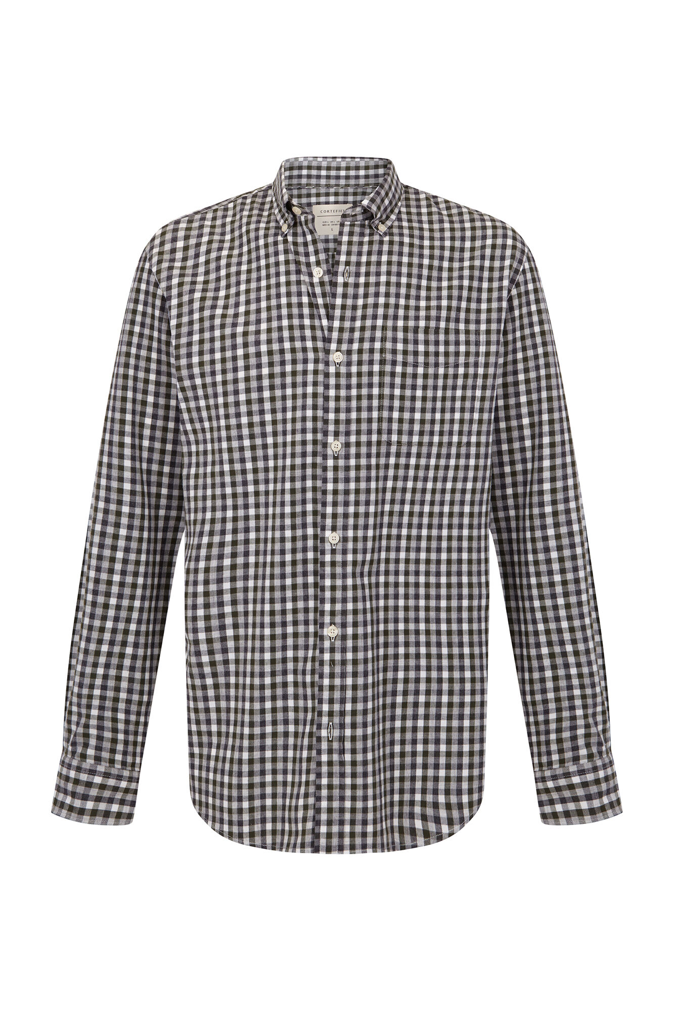 camisa de sarja xadrez