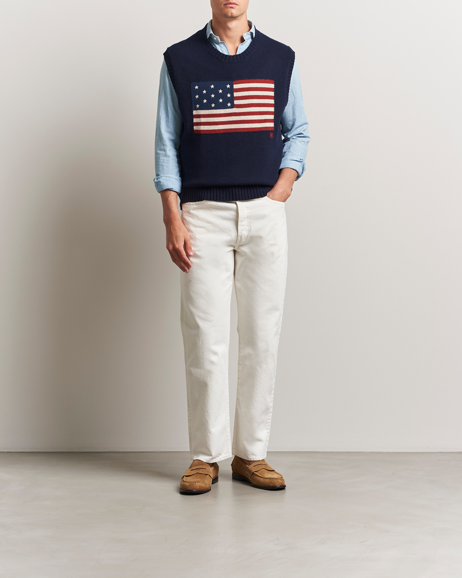 Polo Ralph Lauren Stanford Heritage Straight Fit Jeans Matheo White