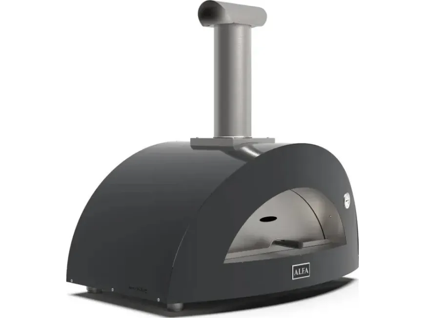 Alfa Forni Moderno 3 Pizze Træ Grå