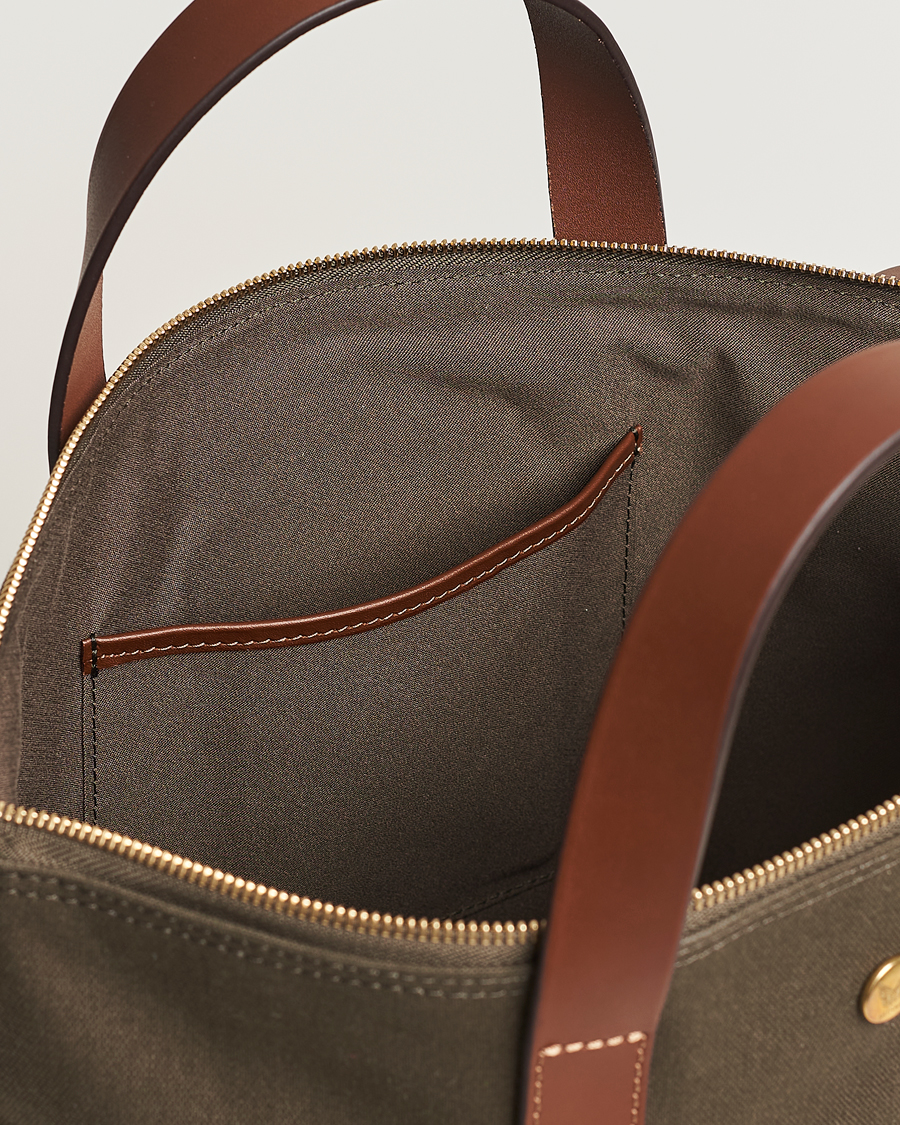 Mismo M/S Canvas Shopper Army/Cuoio