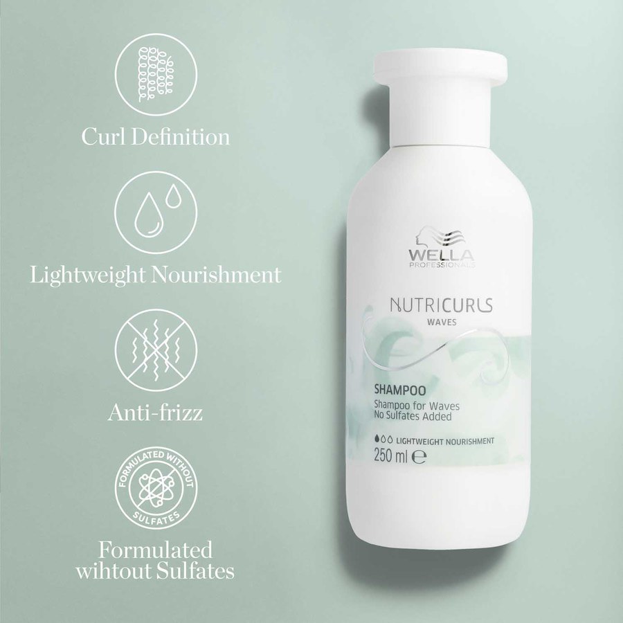 Wella Professionals Nutricurls Wave Shampoo 250ml