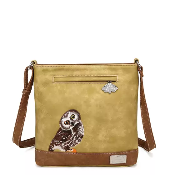 Hi-di-Hi Appetizer Crossbody Bag Yellow/ Cognac
