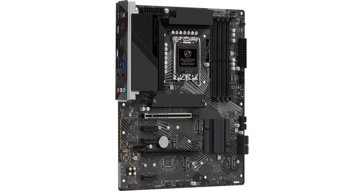 ASRockZ790 PG Lightning socket 1700 moederbord  (Zwart, RAID, 2.5 Gb-LAN, Sound, ATX)